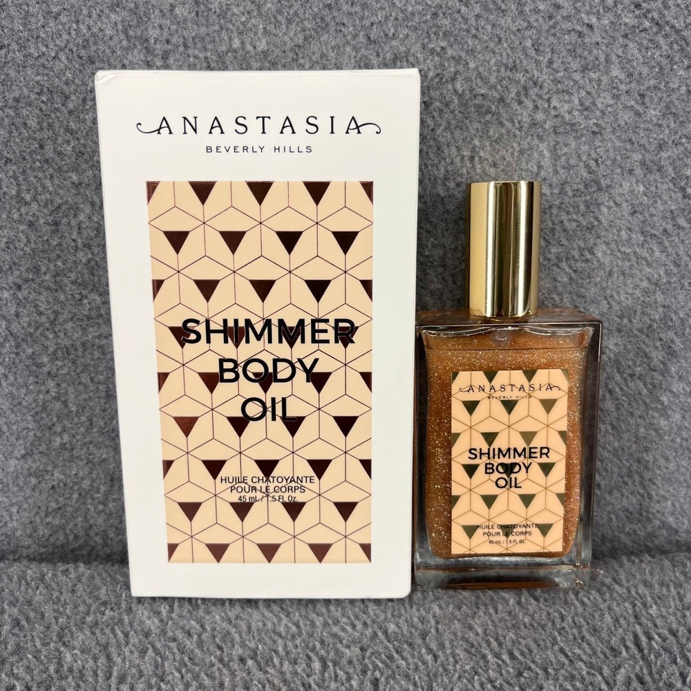 Anastasia Beverly Hills Shimmer Body Oil Rose Gold Glow Sun-Kissed 1.5 oz